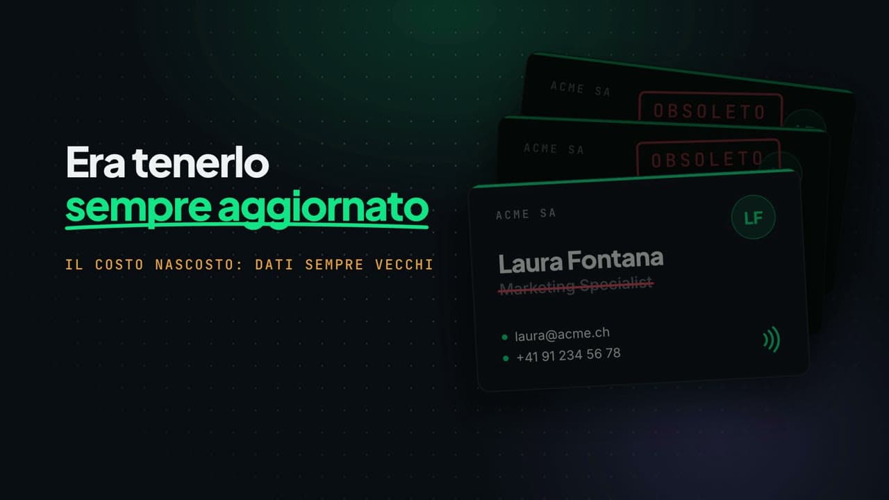 Il problema dei biglietti da visita aziendali